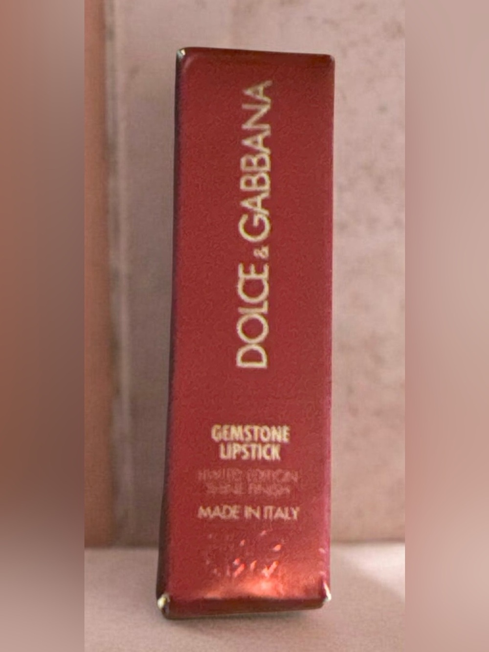 Dolce & Gabbana Lipstick - Rust Red with Gold Logo